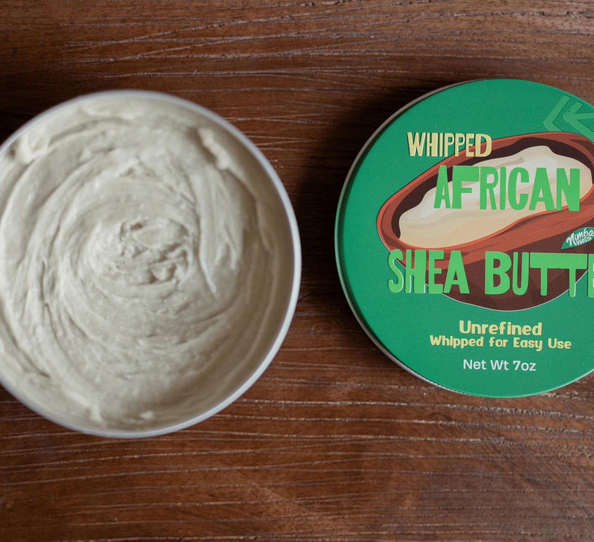 Nimba Foods scooping butter with a spoon to show lightweight texture