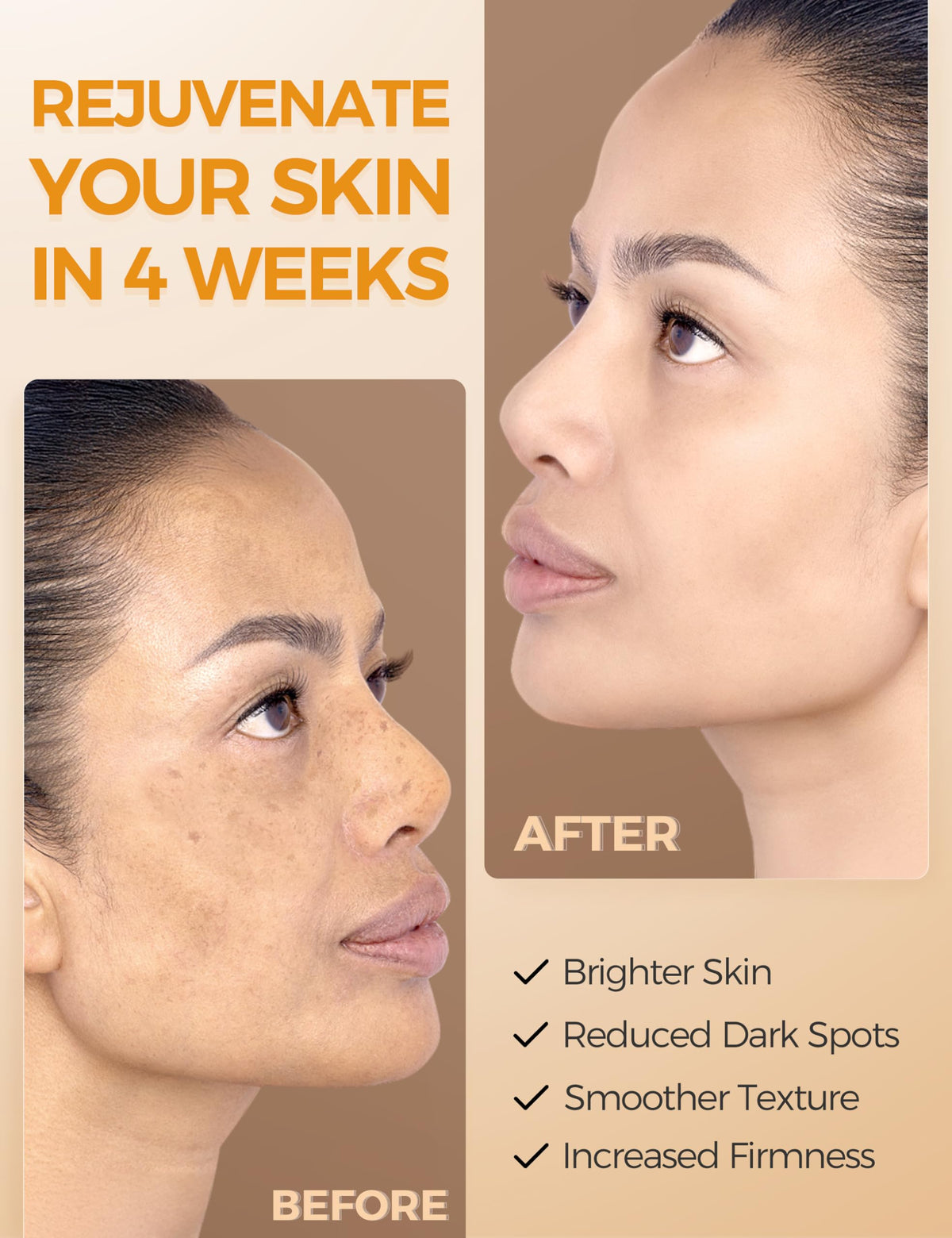 NING DERMOLOGIE close-up of ethyl ascorbic acid serum emphasizing stabilized vitamin C benefit