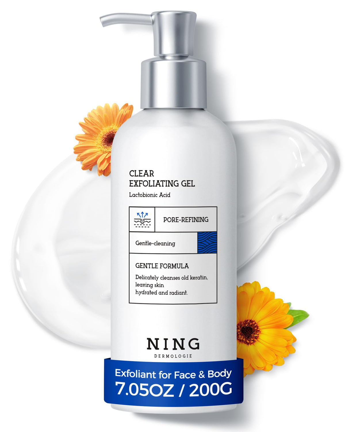 NING DERMOLOGIE front packaging showing jar and label for easy identification