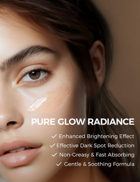 NING DERMOLOGIE serum texture on white surface highlighting lightweight, fast-absorbing feel