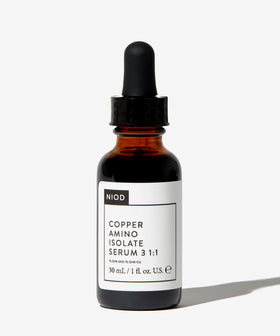 NIOD copper serum texture on dropper highlighting lightweight absorption benefit