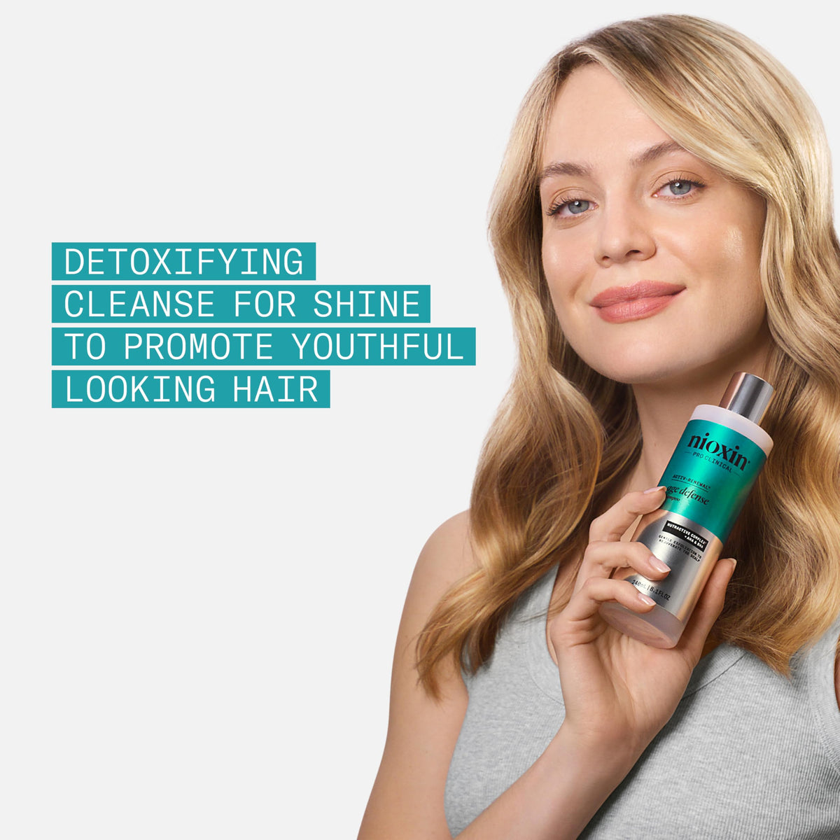 NIOXIN cream texture lather illustrating gentle foaming and effective cleansing