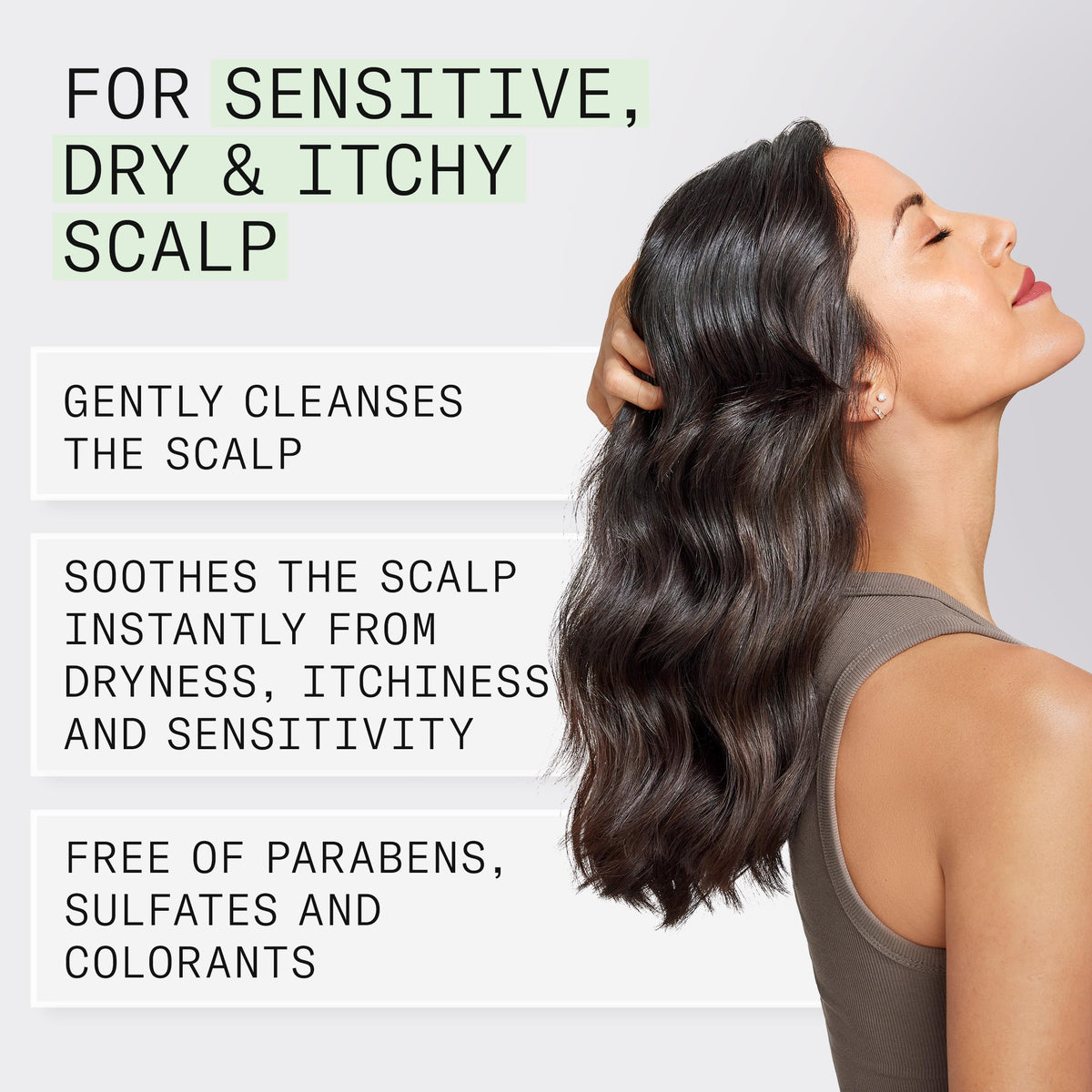 NIOXIN aloe and vitamin E ingredients conveying soothing hydration