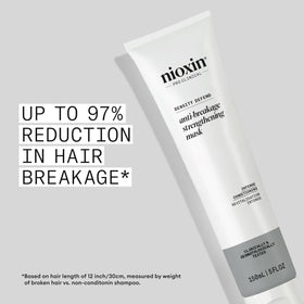 Nioxin applying mask to mid-lengths and ends to strengthen strands