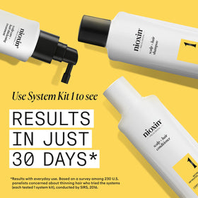 NIOXIN being massaged into scalp to nourish and refresh