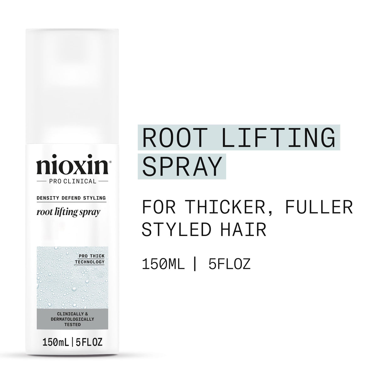 Back label of Nioxin bottle displaying directions and ingredients