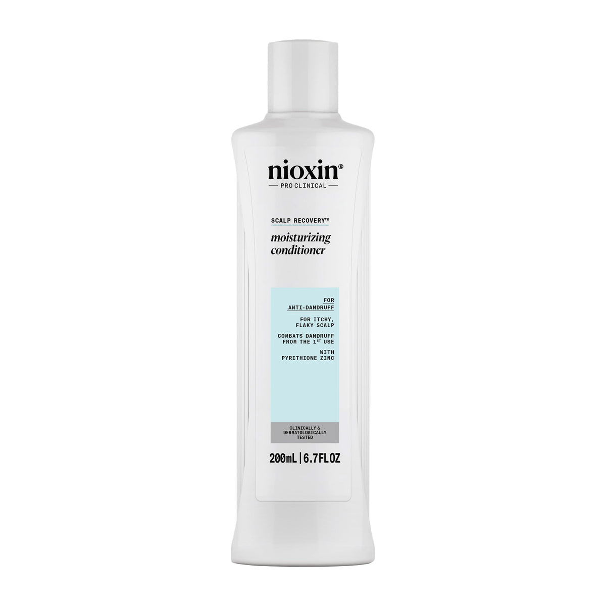 Nioxin conditioner front bottle showing branding and soothing benefits