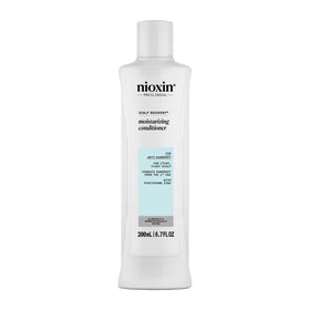 Nioxin conditioner front bottle showing branding and soothing benefits