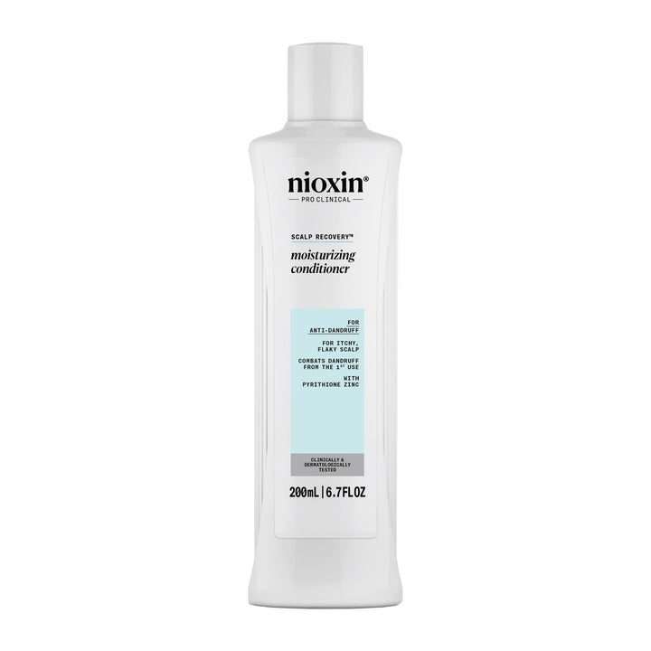 Nioxin conditioner front bottle showing branding and soothing benefits