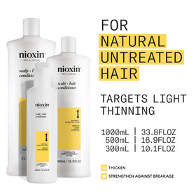nioxin conditioner texture close-up showing lightweight formula benefit