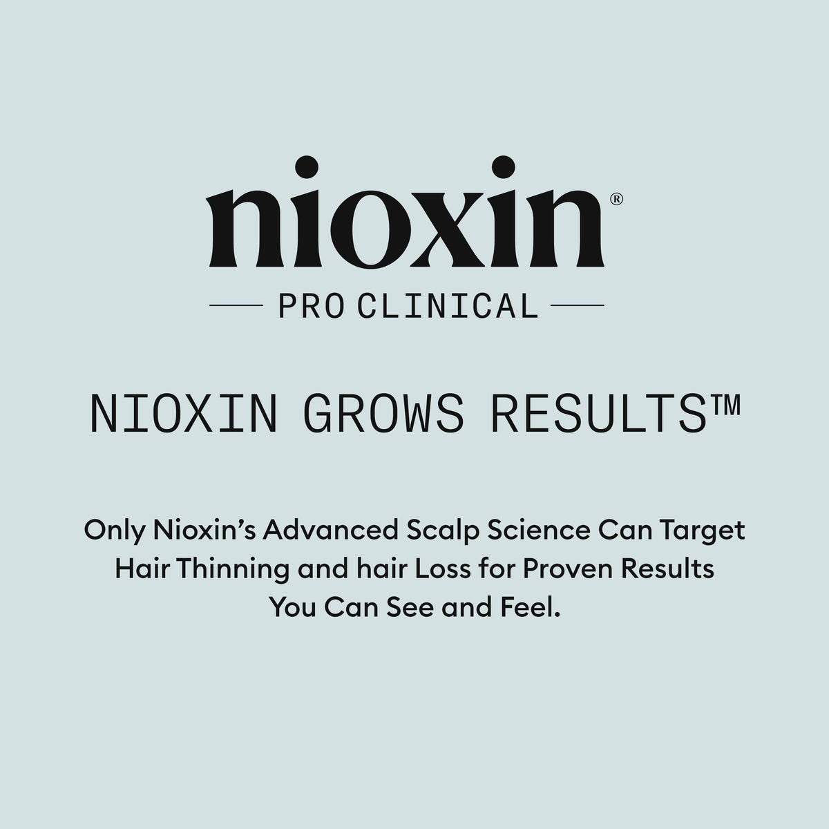 NIOXIN lifestyle styling finish showing natural movement and soft touch