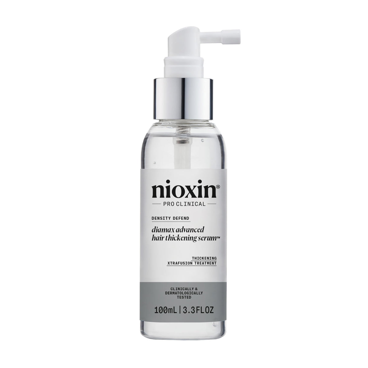 Nioxin Diamax front packaging showing bottle and branding for easy recognition
