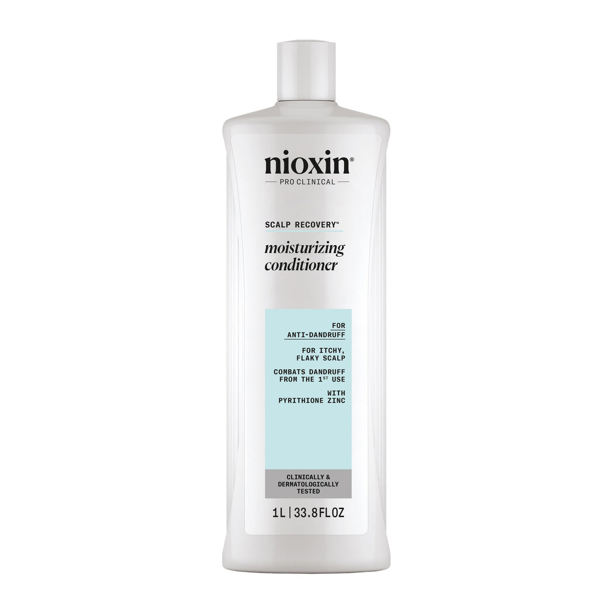 Nioxin front bottle showing label and calming scalp benefit