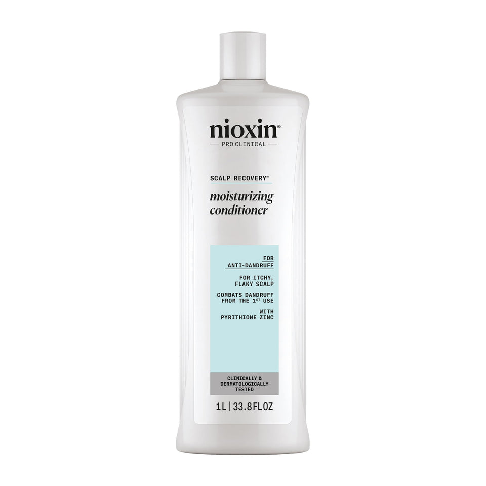 Nioxin front bottle showing label and calming scalp benefit