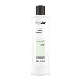 NIOXIN front packaging showing calming scalp cleansing benefits