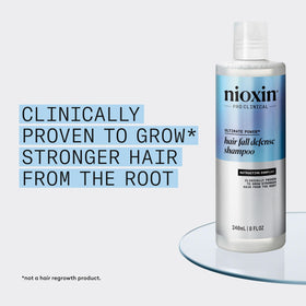 NIOXIN ingredient closeup highlighting caffeine and niacinamide benefits