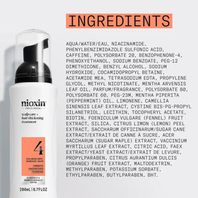 NIOXIN botanicals and ingredients arrangement showing antioxidant benefits