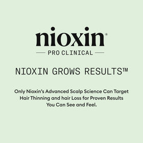 NIOXIN on bathroom shelf suggesting everyday scalp care routine