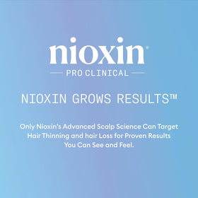 NIOXIN lifestyle shot on bathroom shelf suggesting daily routine benefits