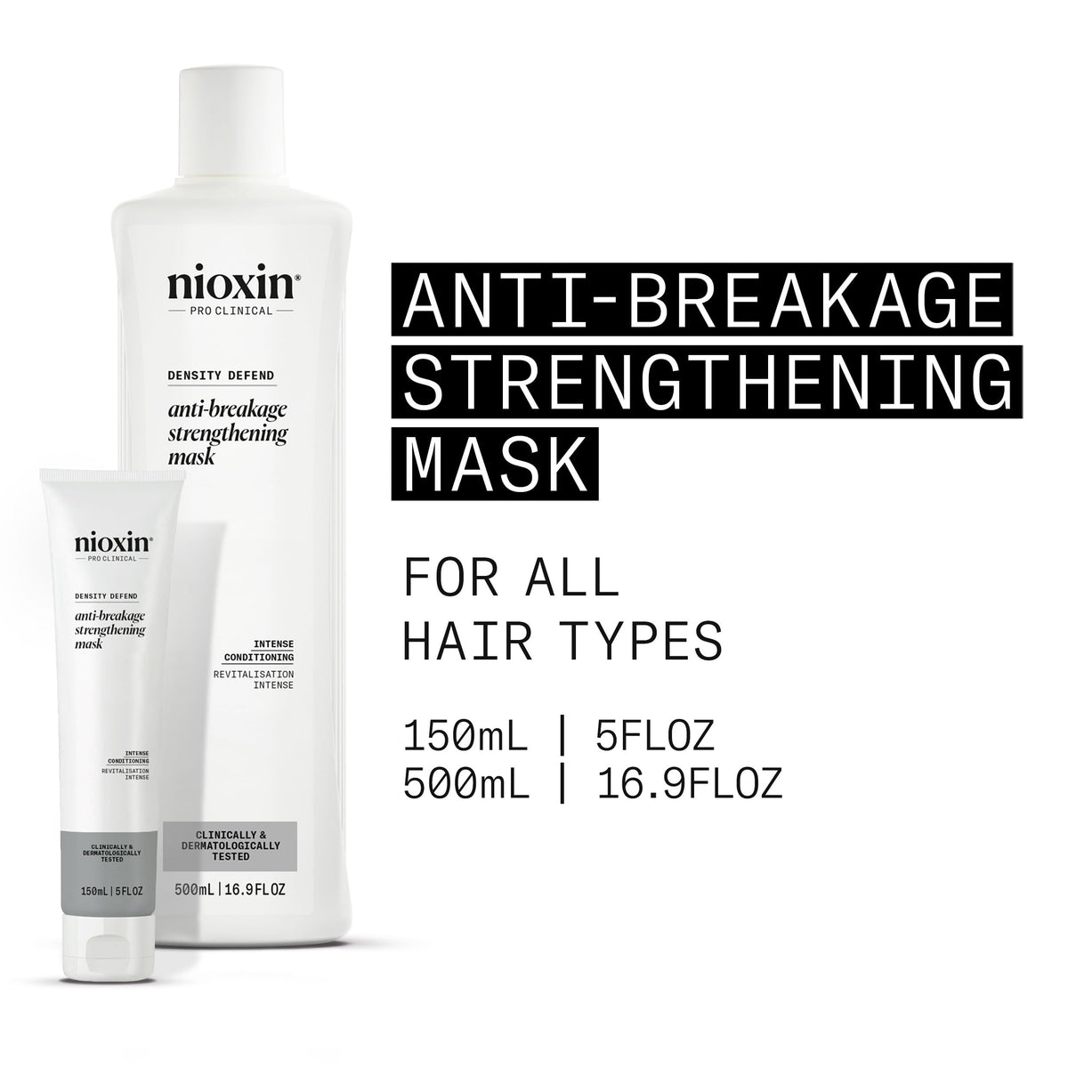 Nioxin open jar close-up of creamy mask texture for easy application