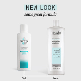 Nioxin pump closeup for easy dispensing and controlled use benefit