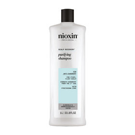 Nioxin bottle front packaging showing product and benefits