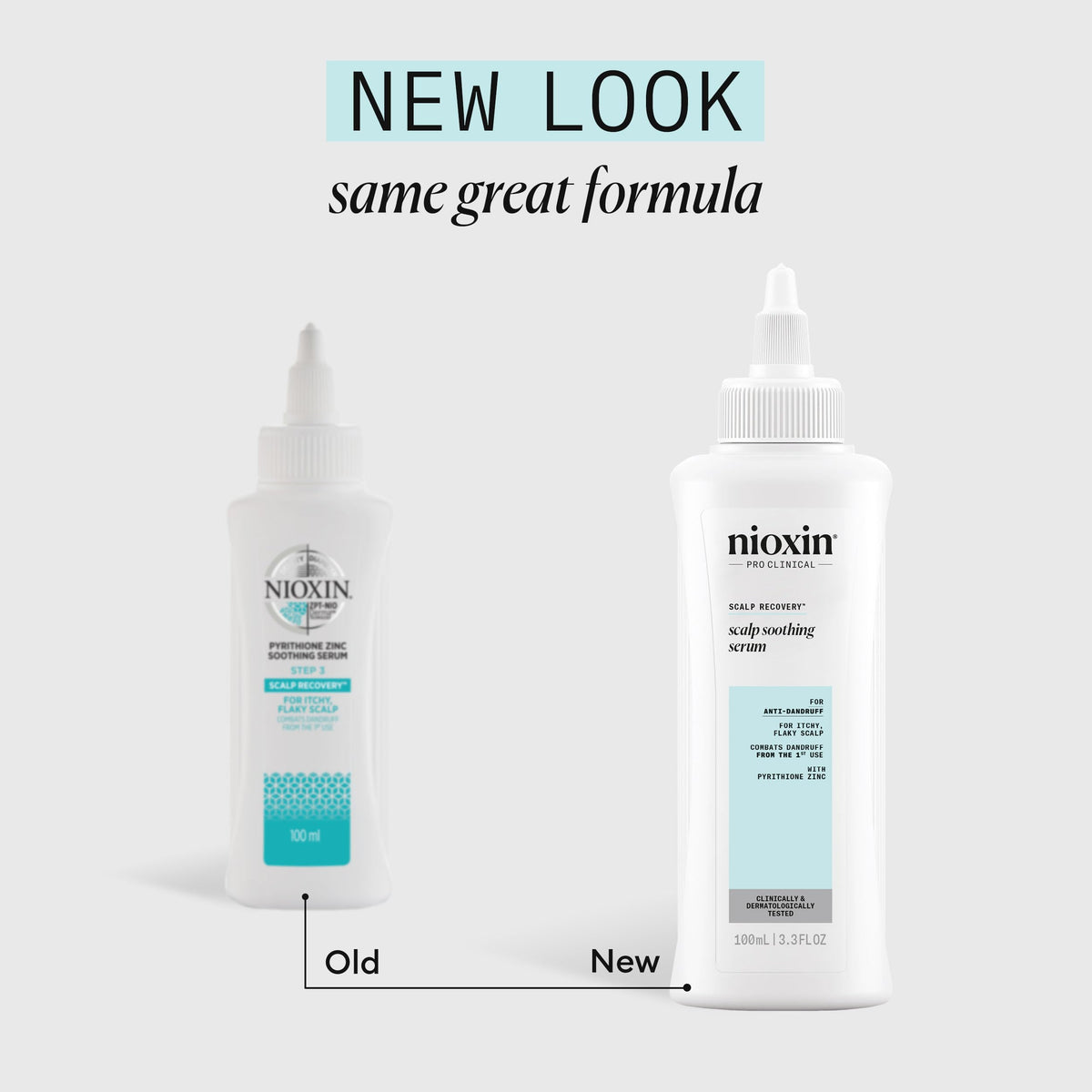 Nioxin nozzle close-up for precise scalp application and controlled dosing