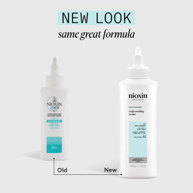 Nioxin nozzle close-up for precise scalp application and controlled dosing