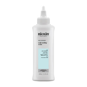 Nioxin front bottle showing product and size providing visible relief