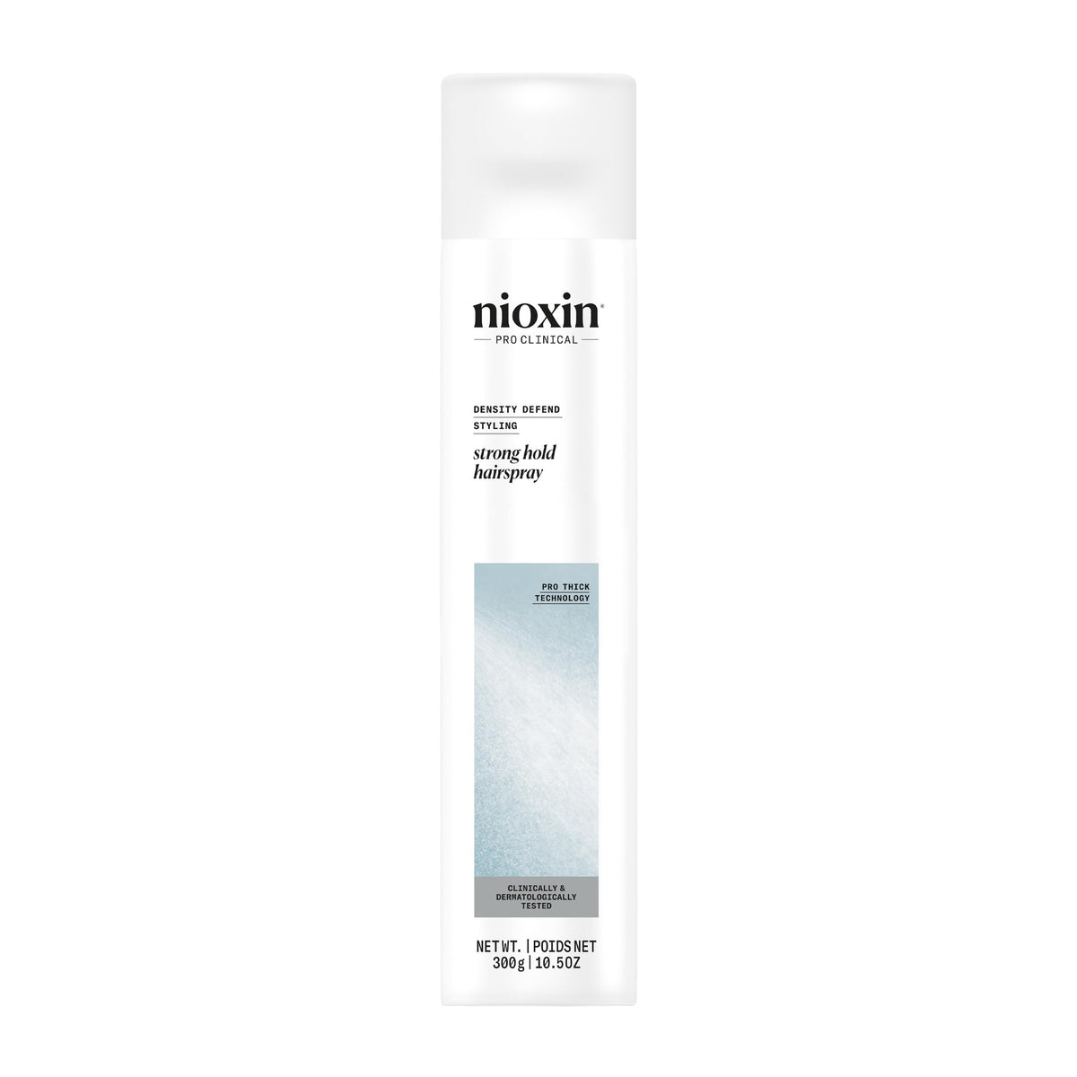 NIOXIN front packaging showing product and clear brand benefits