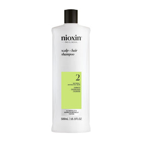 NIOXIN front bottle showing System 2 label and volume benefit