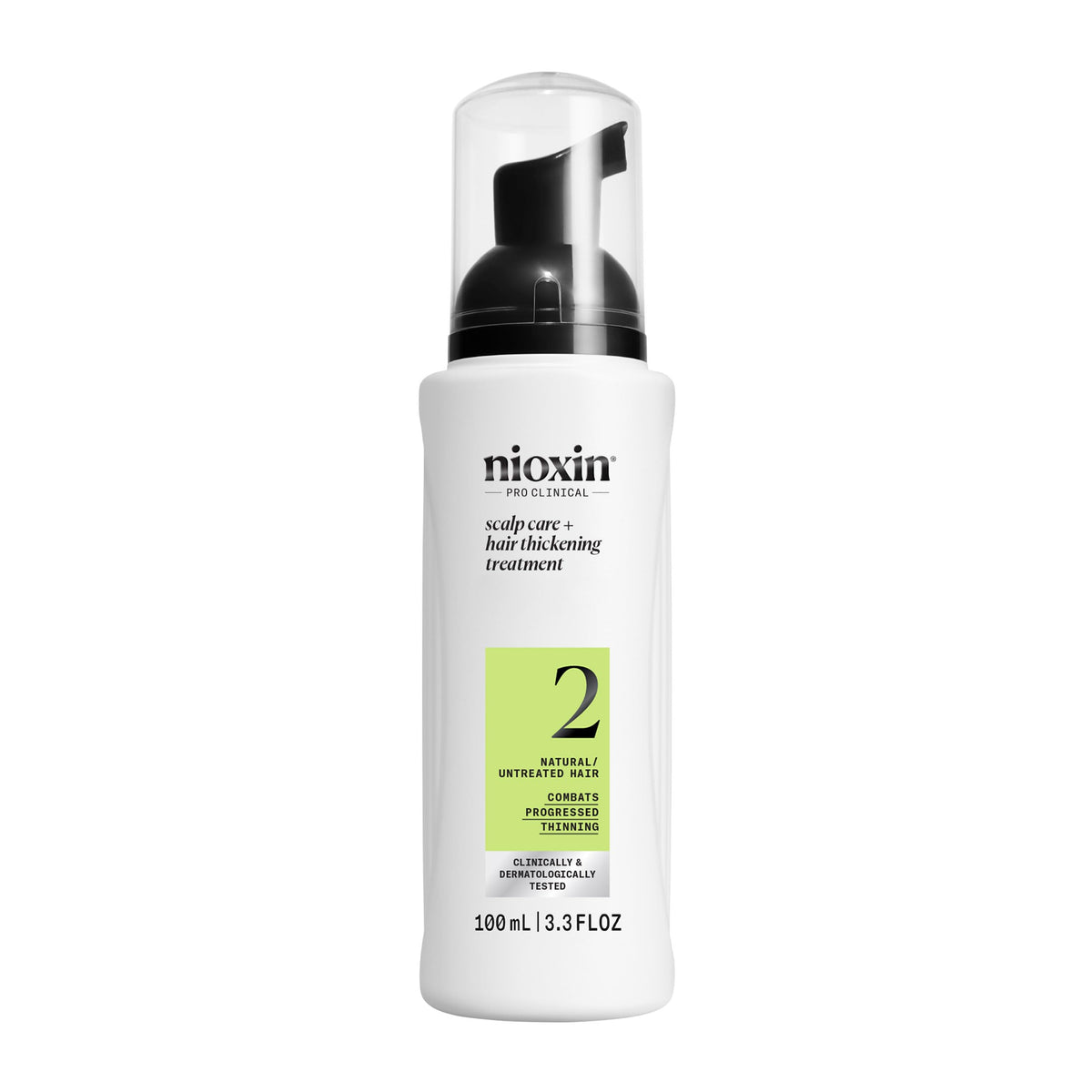 NIOXIN front packaging showing product and size benefit hair appearance