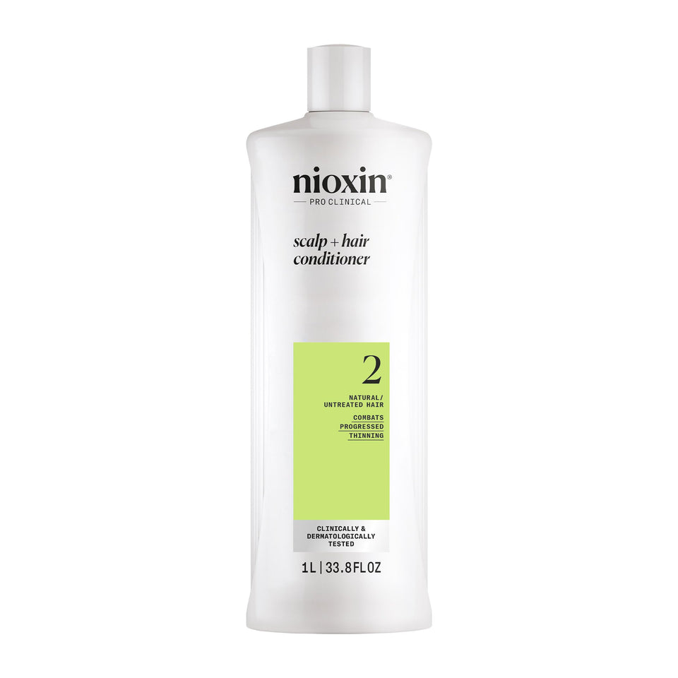 NIOXIN front packaging showing product benefits and size