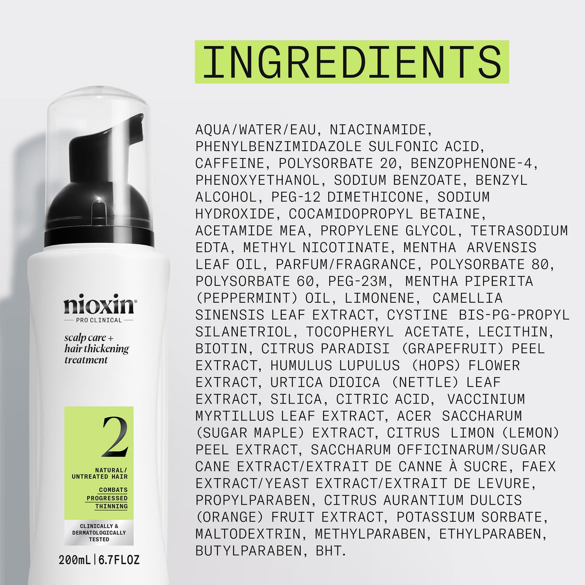 Nioxin lifestyle bathroom shelf suggesting daily routine convenience