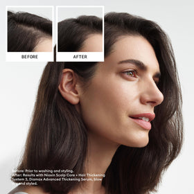 NIOXIN back label close-up displaying directions and ingredient details