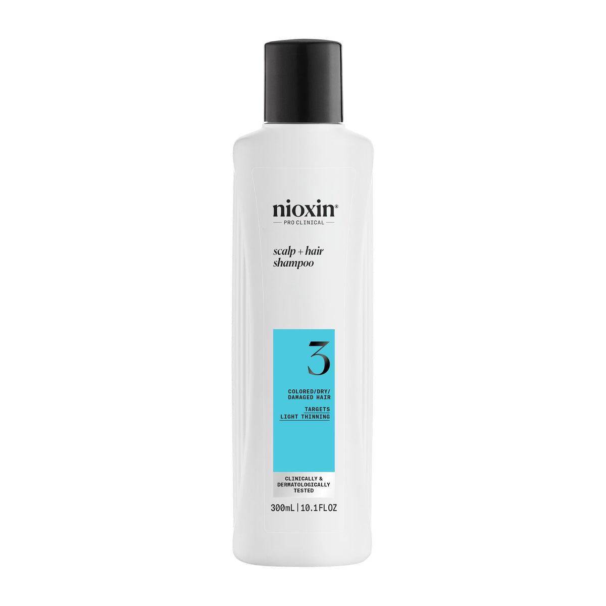 Nioxin System 3 front bottle showing product and brand benefits