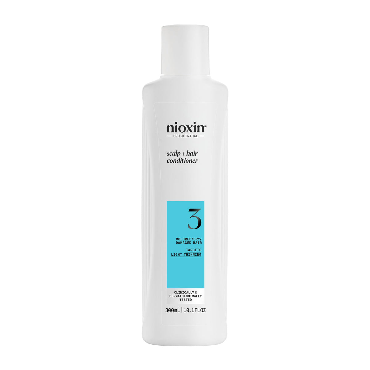 NIOXIN front bottle view showing product and benefit of thicker hair