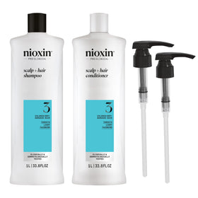 Nioxin front packaging showing kit contents and color protection benefit