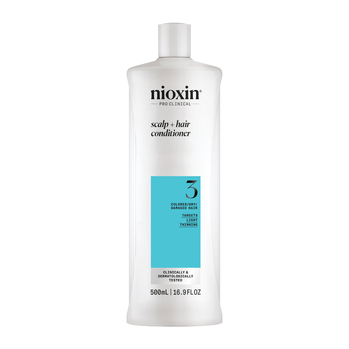 NIOXIN front packaging showing product and benefit of thicker-looking hair