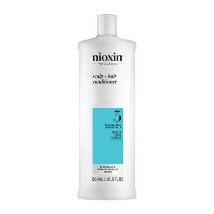 NIOXIN front packaging showing product and benefit of thicker-looking hair