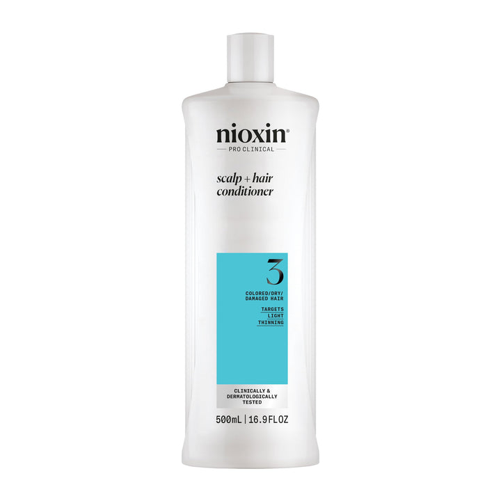 NIOXIN front packaging showing product and benefit of thicker-looking hair