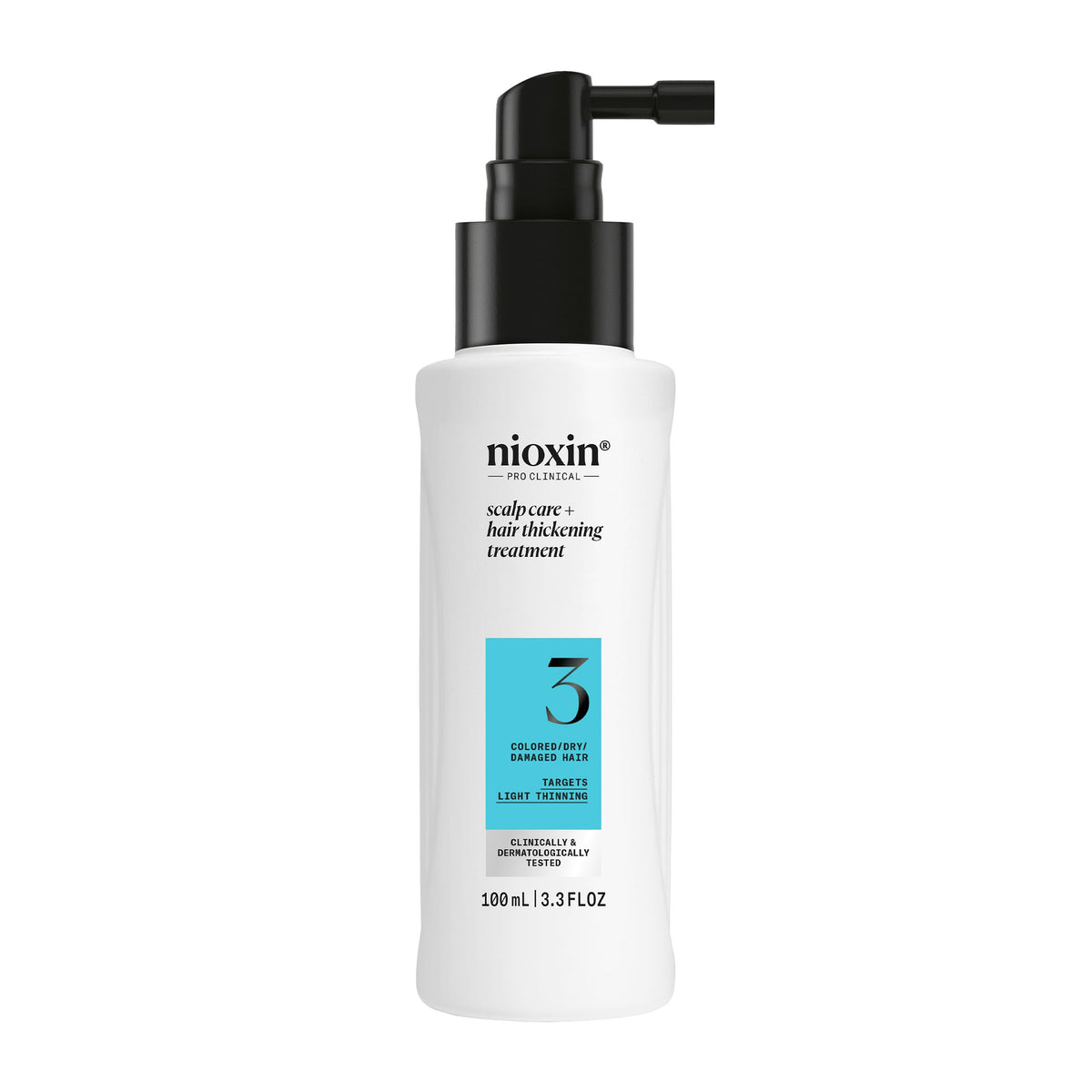 NIOXIN front packaging showing bottle and label for quick identification and benefit