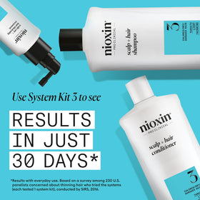 NIOXIN conditioner texture swirl highlighting lightweight moisturizing benefit