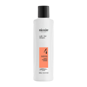 Nioxin System 4 front bottle showing professional packaging and color protection