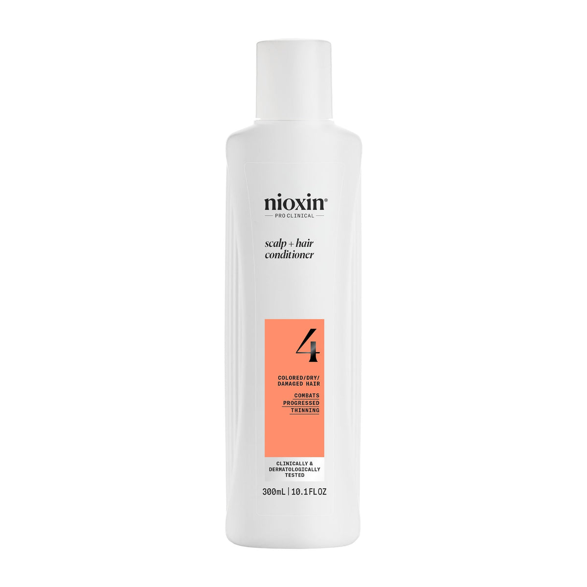 Nioxin front bottle showing label and size, brand clarity and easy identification