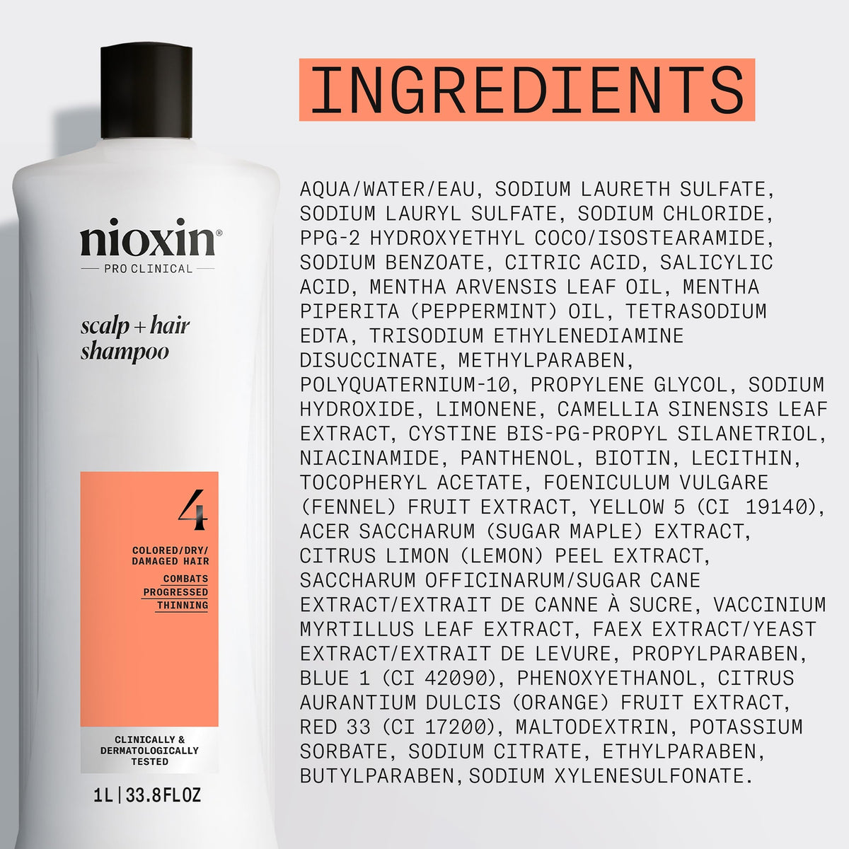 Nioxin on bathroom shelf in lifestyle scene conveying professional care benefit