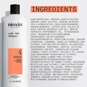 Nioxin on bathroom shelf in lifestyle scene conveying professional care benefit