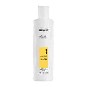 Nioxin front bottle showing product size and branding for easy identification