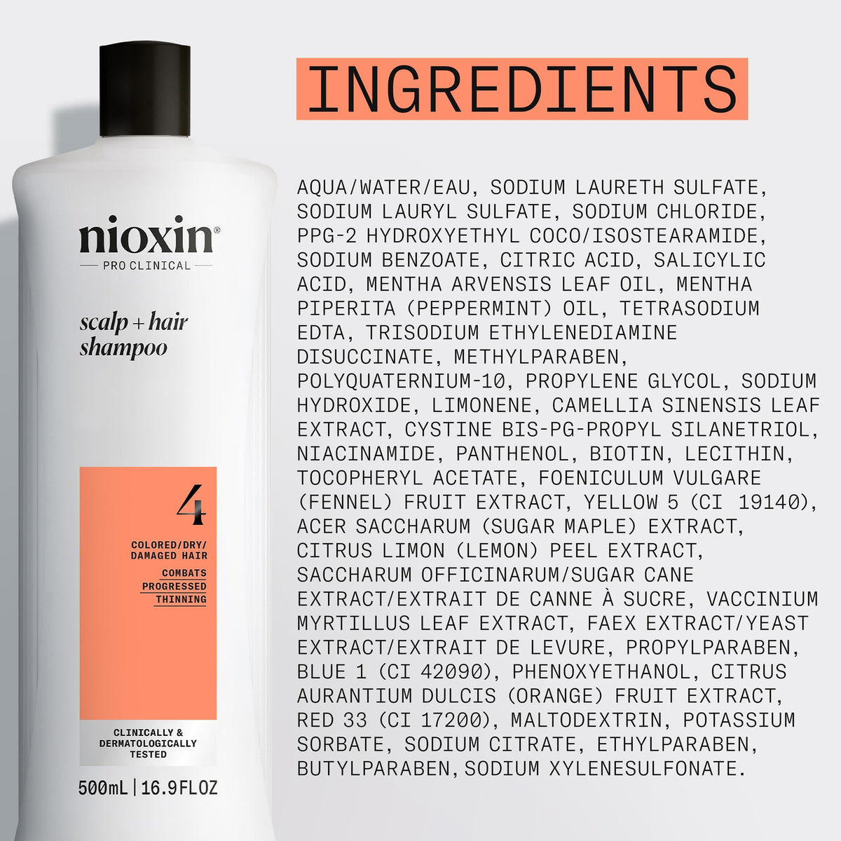 Nioxin system 4 lifestyle bathroom setup conveying salon-quality routine at home