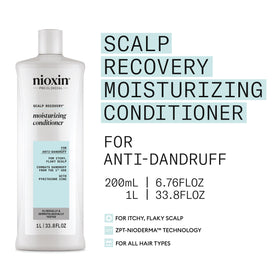 Nioxin conditioner texture on hand demonstrating rich hydration benefit